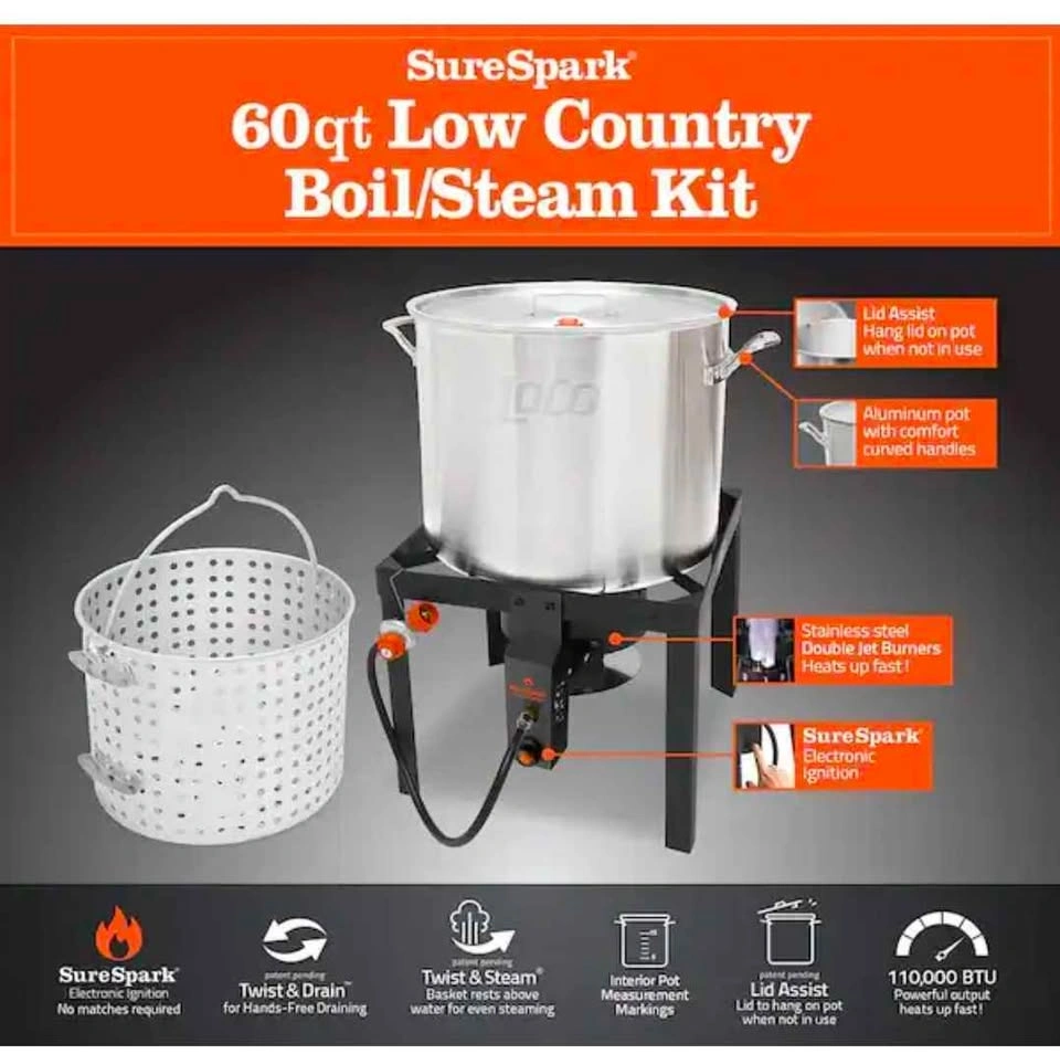 Aluminium boiler kit with basket and stand kit - photo 4