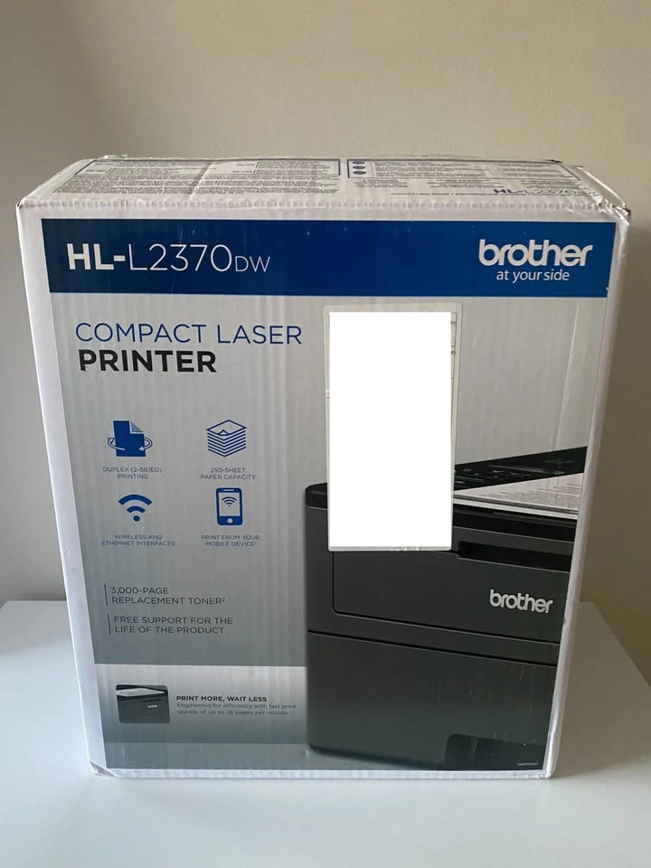 Brother HLL2370DW Wireless Monochrome Printer - photo 2