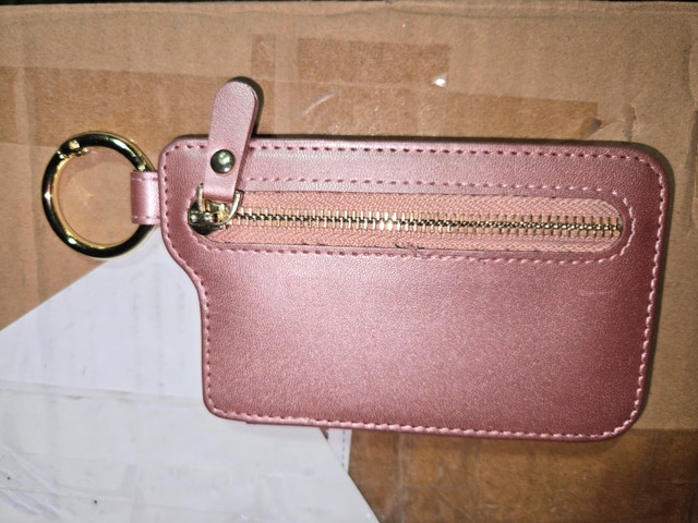 MagSafe Magnetic Wallet & Card Holder with Zipper Pocket – Pink