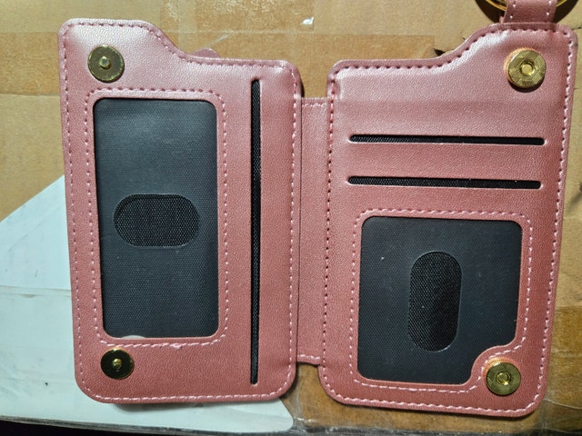 MagSafe Magnetic Wallet & Card Holder with Zipper Pocket – Pink - photo 3