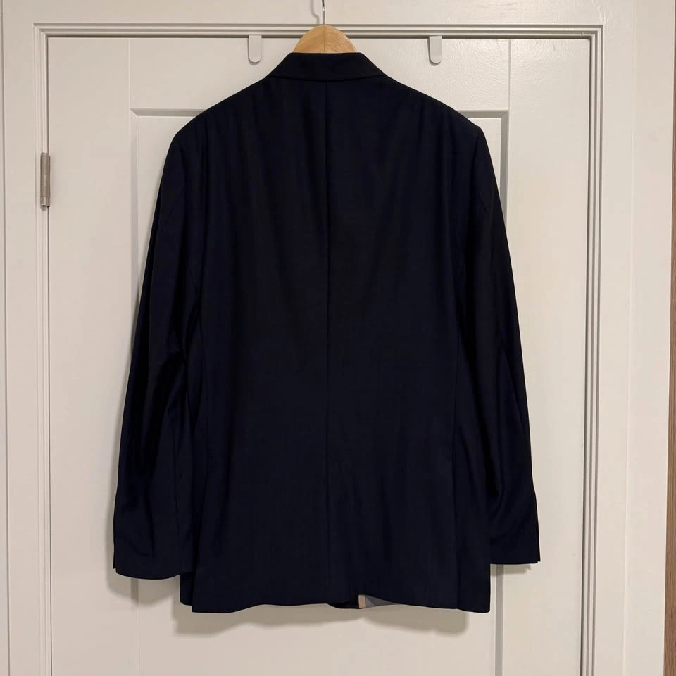 H&M Wool suit navy blue - 40 regular jacket, 34 pants - photo 2