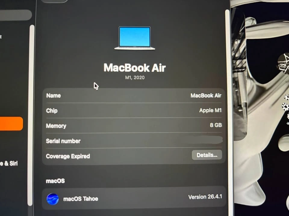 MacBook Air 13 inch M1 2020 8GB RAM 256gb SSD - photo 3