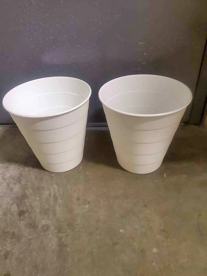 IKEA FNISS Wastebasket White