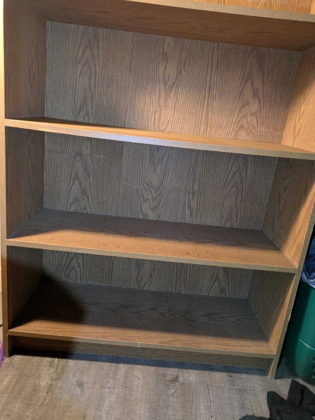 Oak Finish Bookcase - photo 3