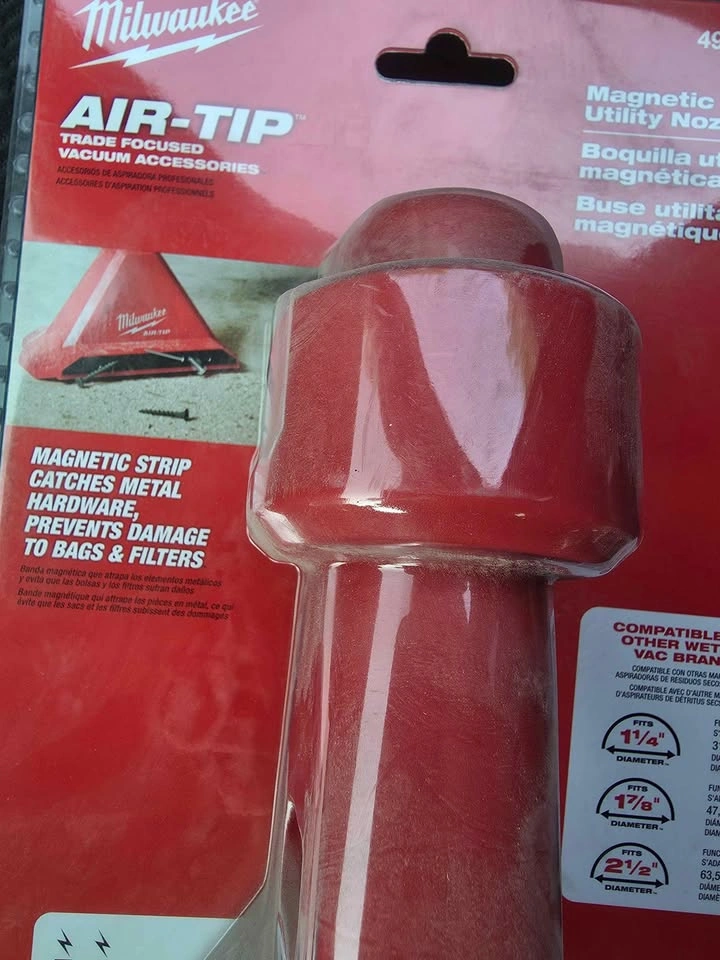 Milwaukee Magnetic Utility Nozzle Wet/Dry Shop Vacuum Attachment - photo 2