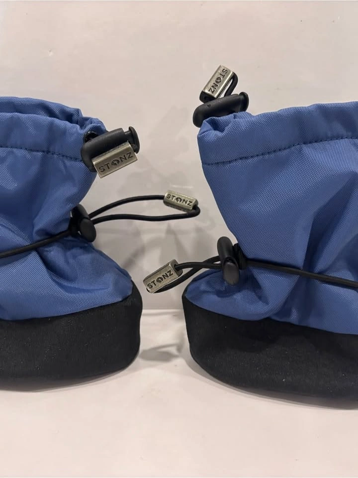 Stonz Blue and Gray Kids Booties with Elephant Accent small - photo 2