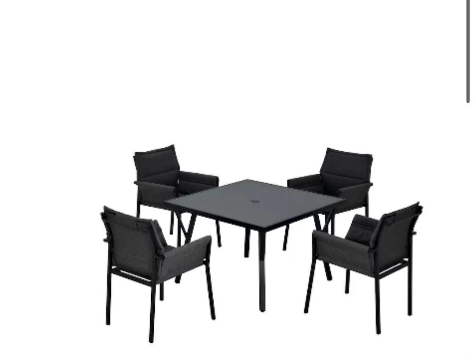 New in-box Hampton Bay hadley 5-pc patio set (retails 900)