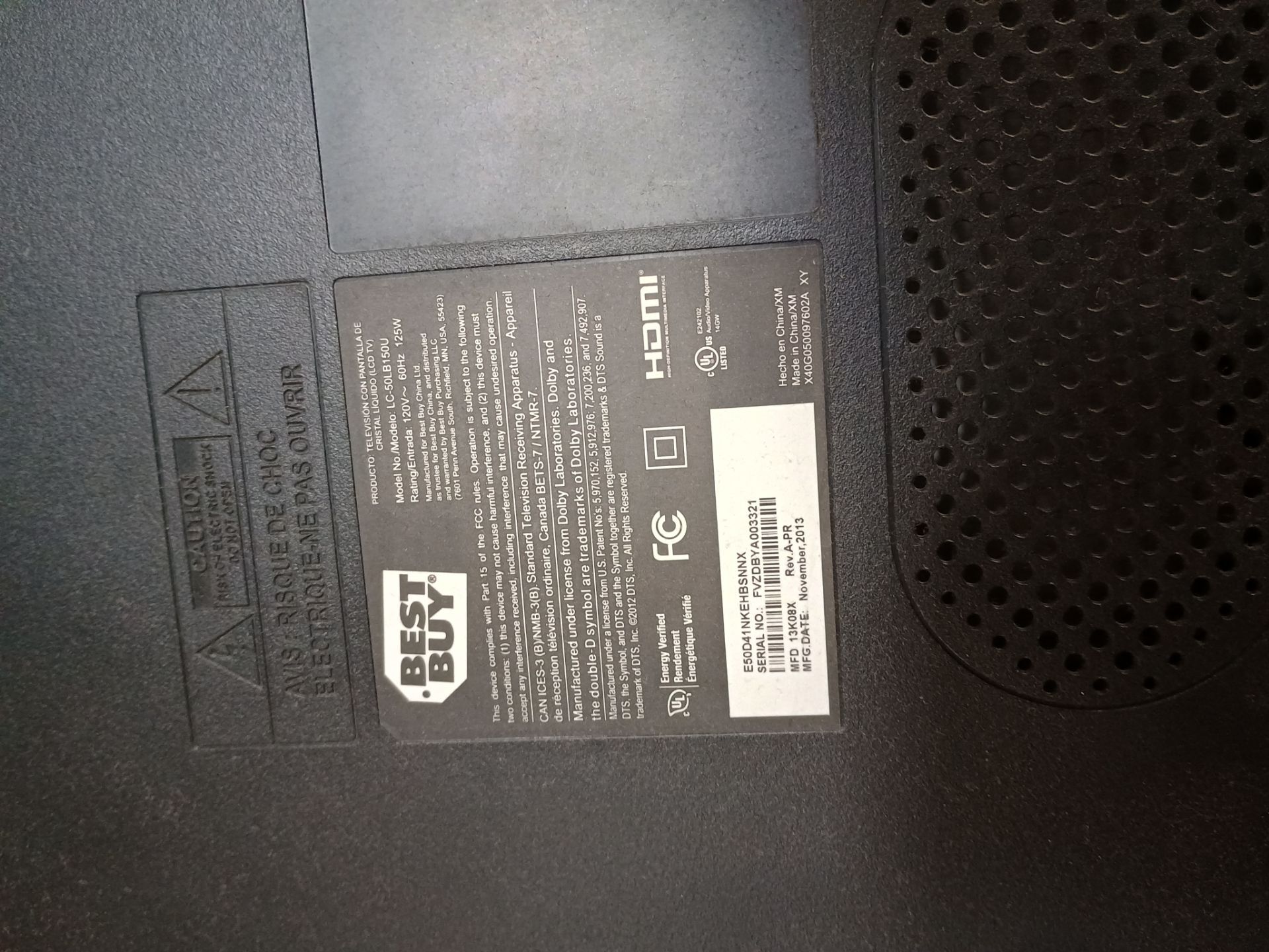 SHARP 50inch LED 1080p HDTV - photo 4