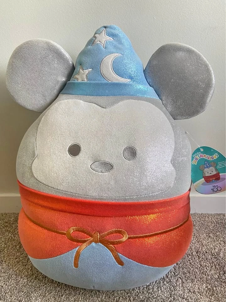 Squishmallows Disney 100 Sorcerer Mickey