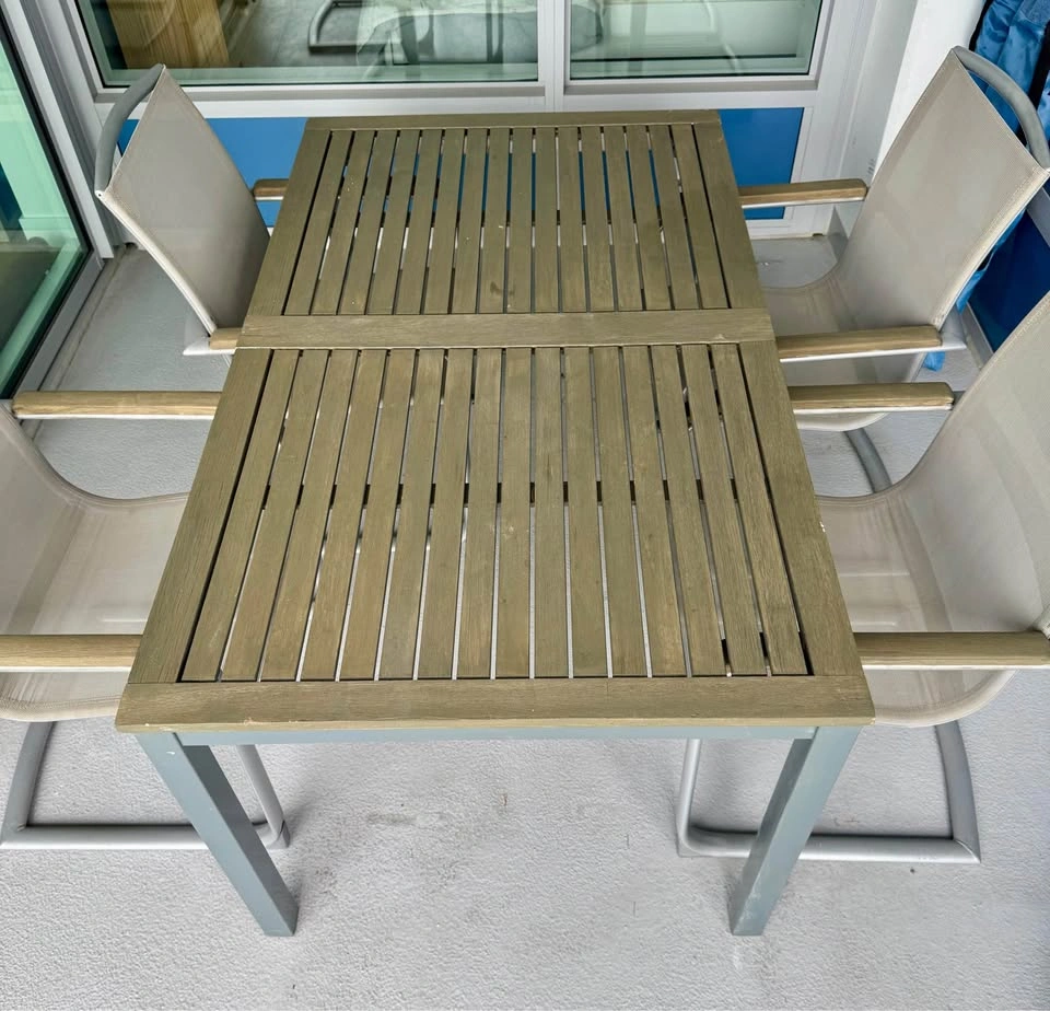 Patio Dining Set – Table + 4 Chairs - photo 3