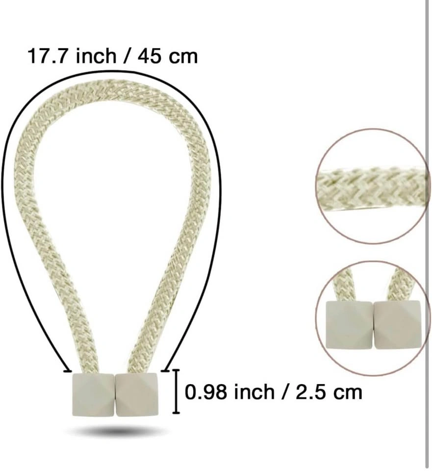 Magnetic Curtain Tiebacks - Set of 2 - photo 3
