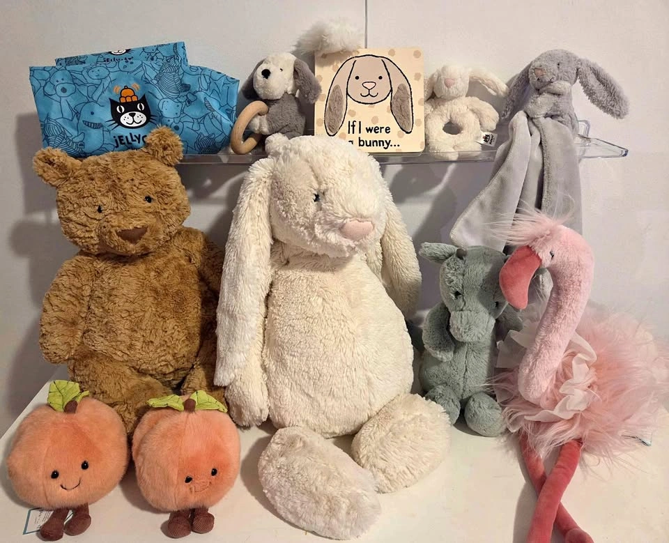 Jellycat Collection: Bashful Bunny, Dragon, Flamingo & More