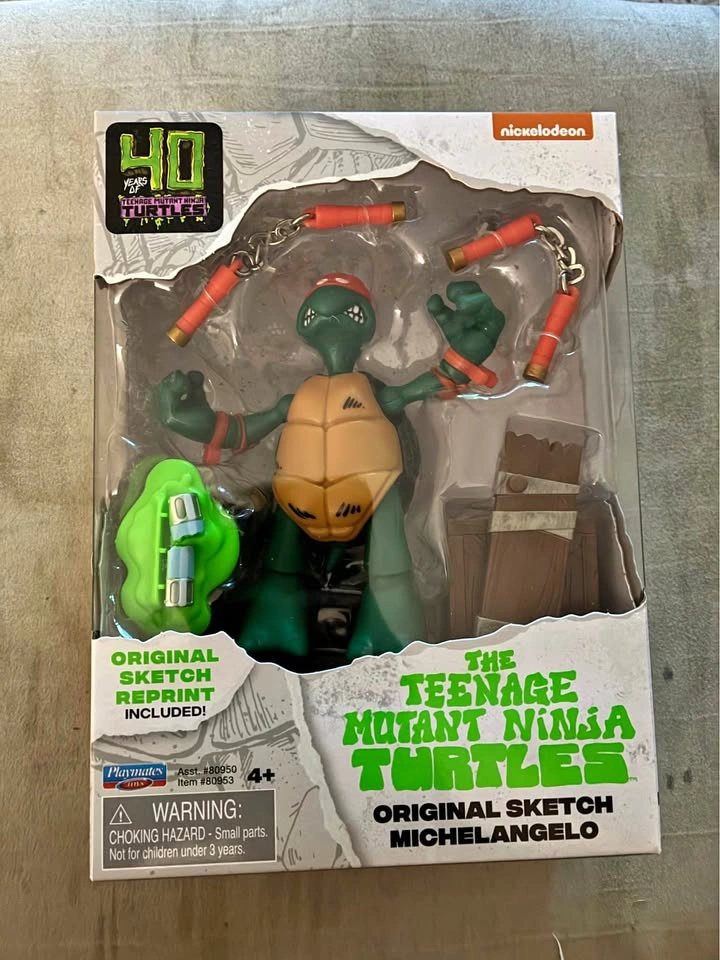 Teenage Mutant Ninja Turtles 40th Anniversary "Original Sketch"