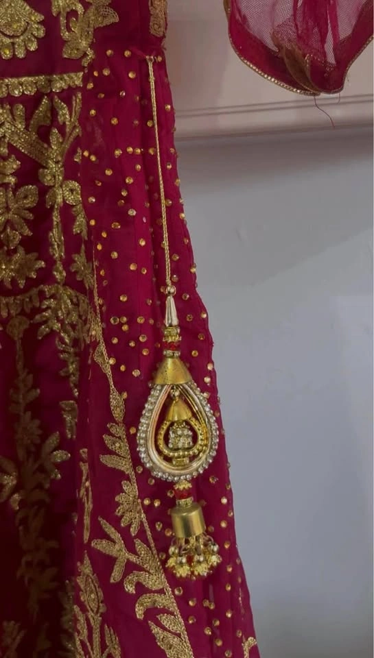 Pink & Gold Indian Sharara Suit - photo 5