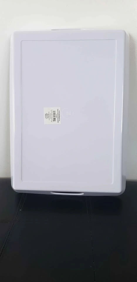 White Serving Tray with Leaf Prints - photo 3
