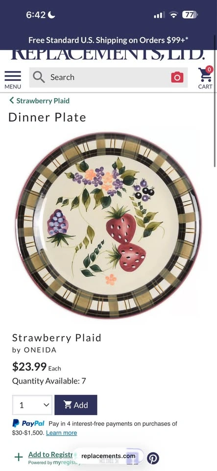 Strawberry Decoration Plate With Stand - photo 3