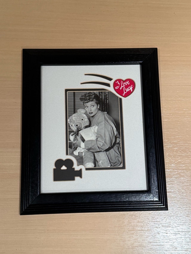 I Love Lucy Framed Lucille Ball Photo