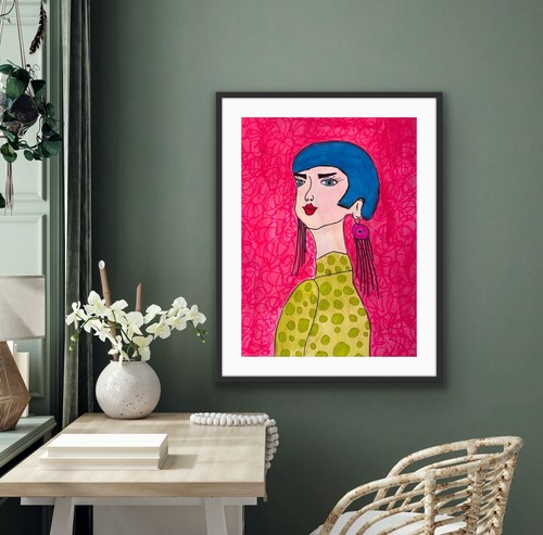 Woman, Fashion, Dress, Portrait, Bright Colours, Girl, OOAK - photo 2