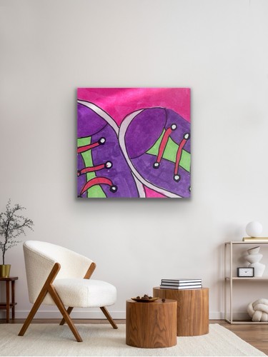 Original Small Art: Love Hearts by Annette Violet Sawers - photo 3