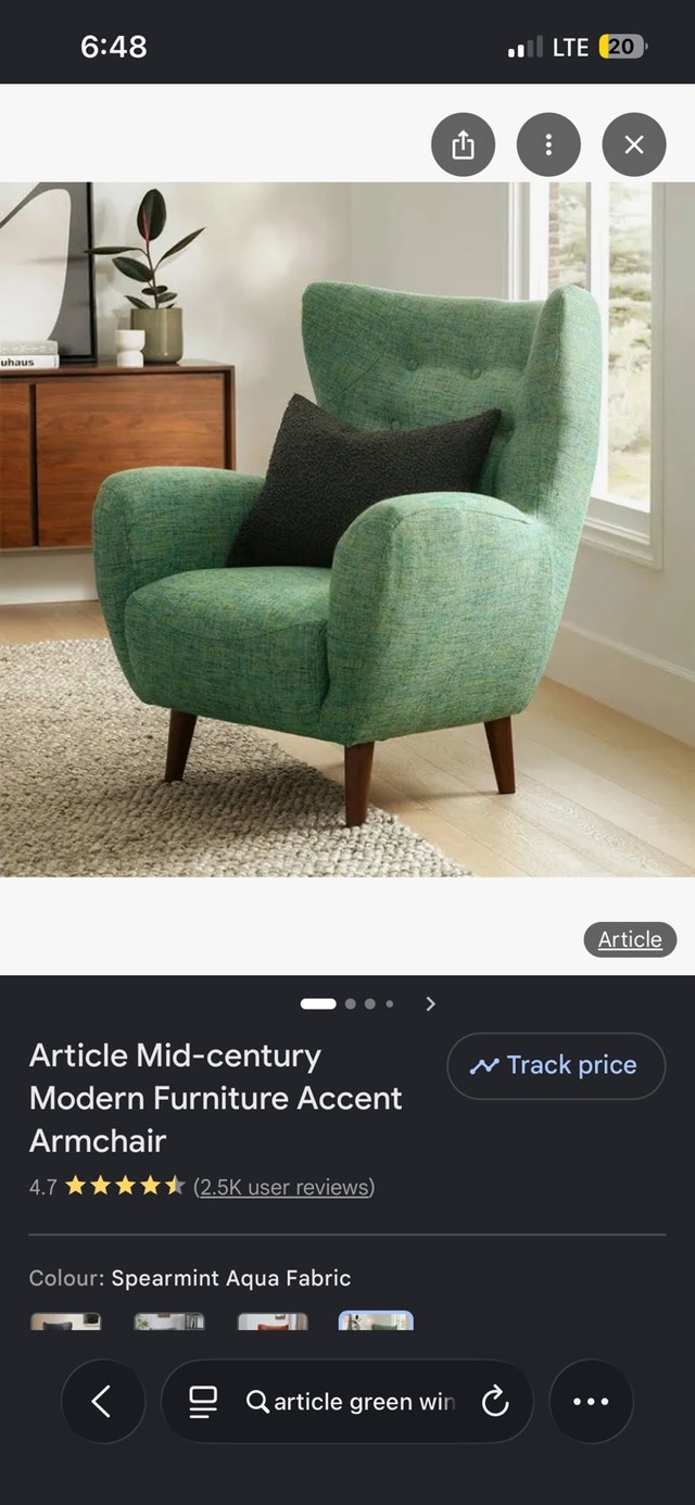 Article wing chair - photo 2