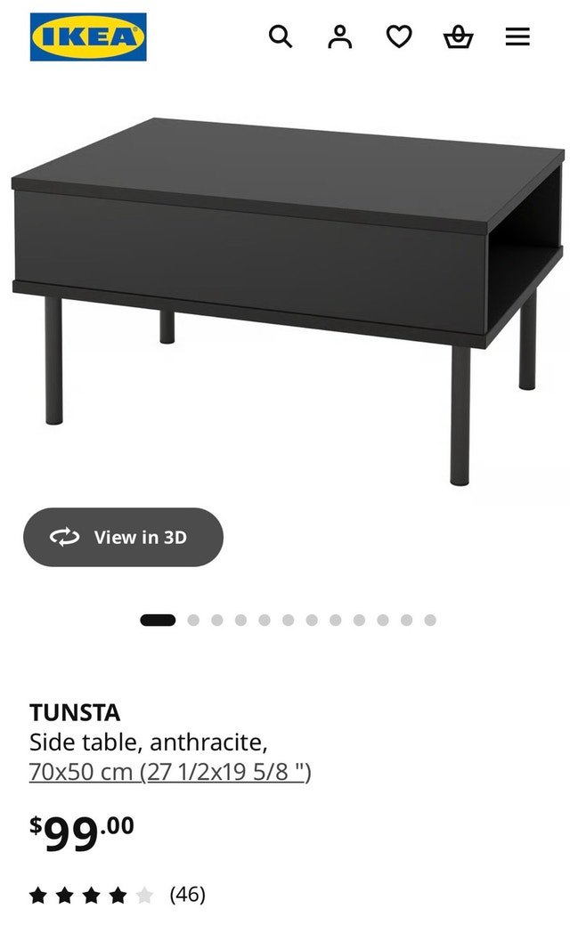 IKEA Tunsta side table - photo 3