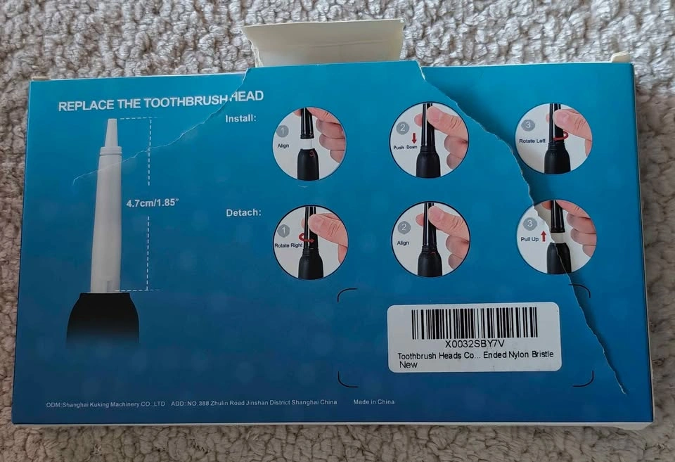 Fairywill - Replacement Brush Heads x 9 - Brand New - photo 2