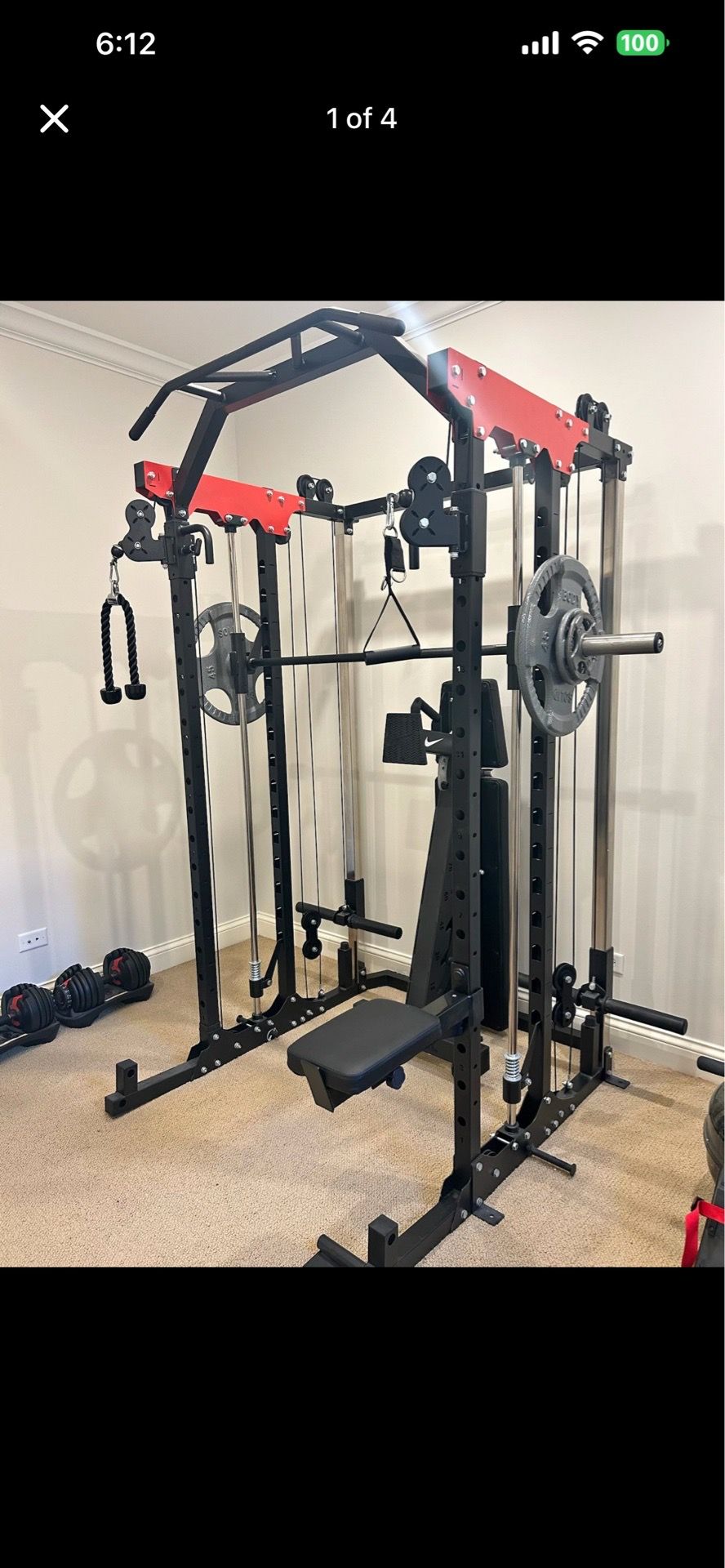 Mikolo squat rack machine