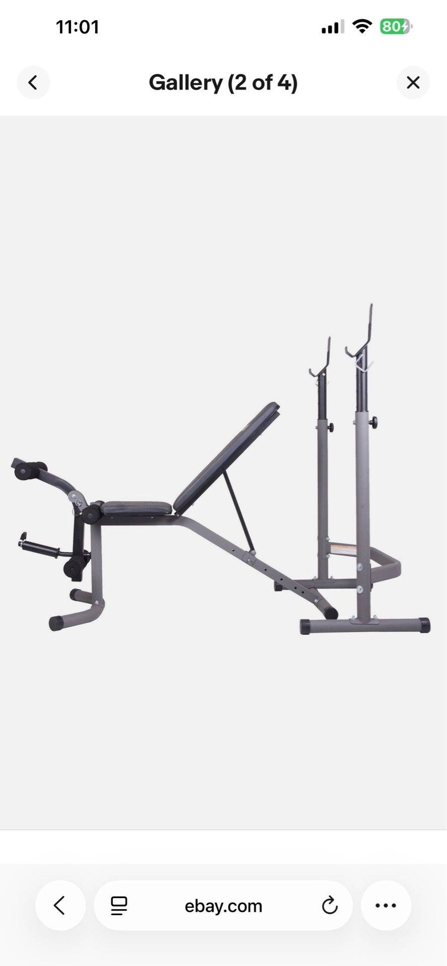 Body Champ Weight Bench with Leg Extension Attachment - photo 3