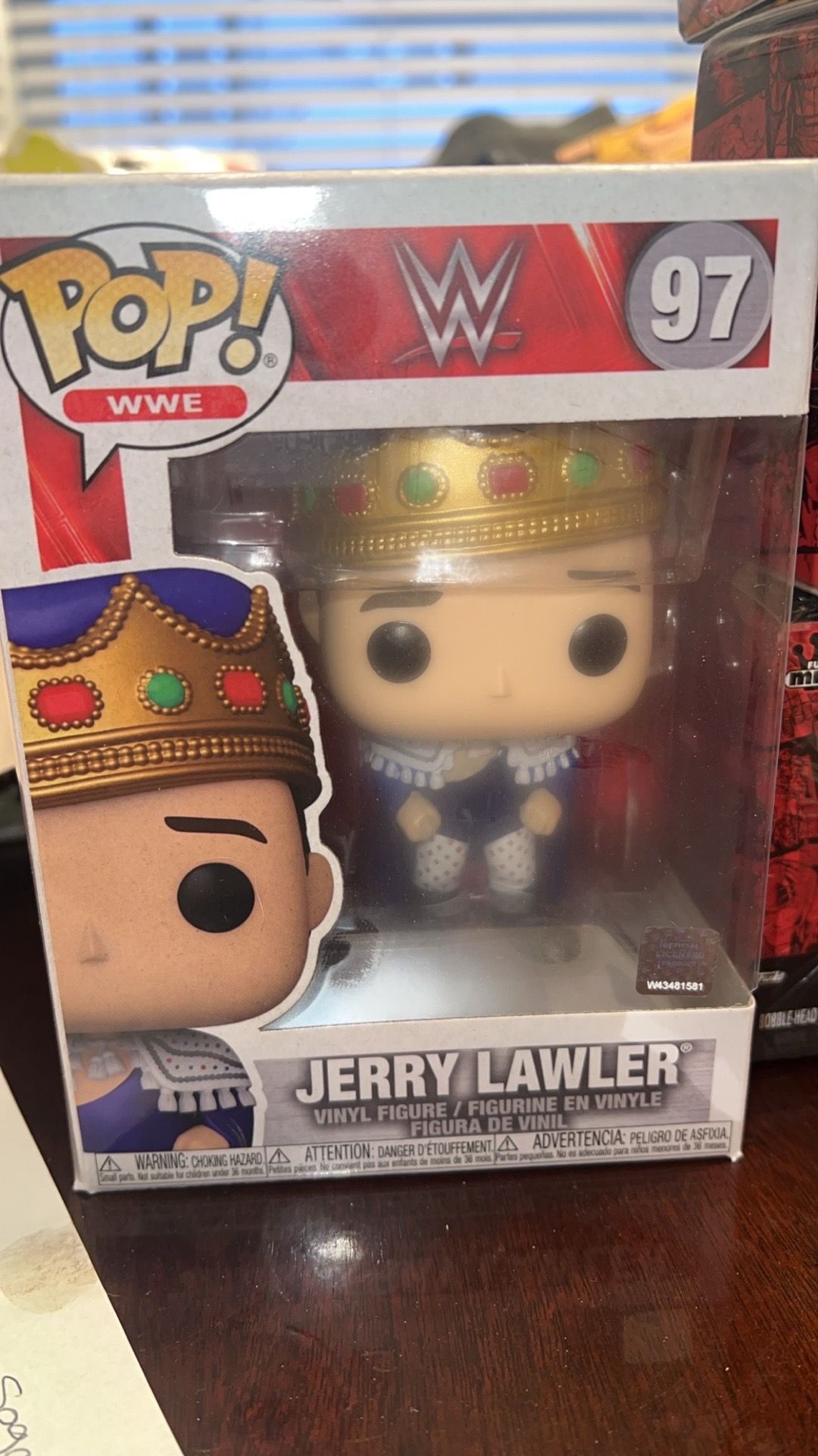 Funko pop WWE Jerry Lawler 97