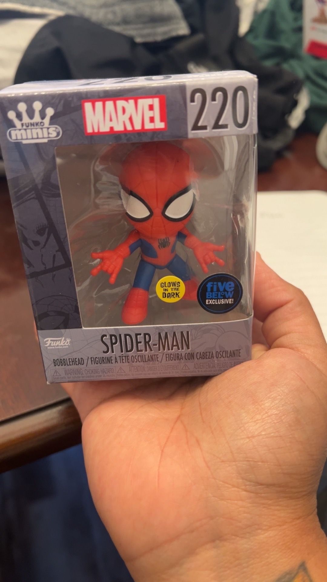 Funko pop minis Marvel spider man 220