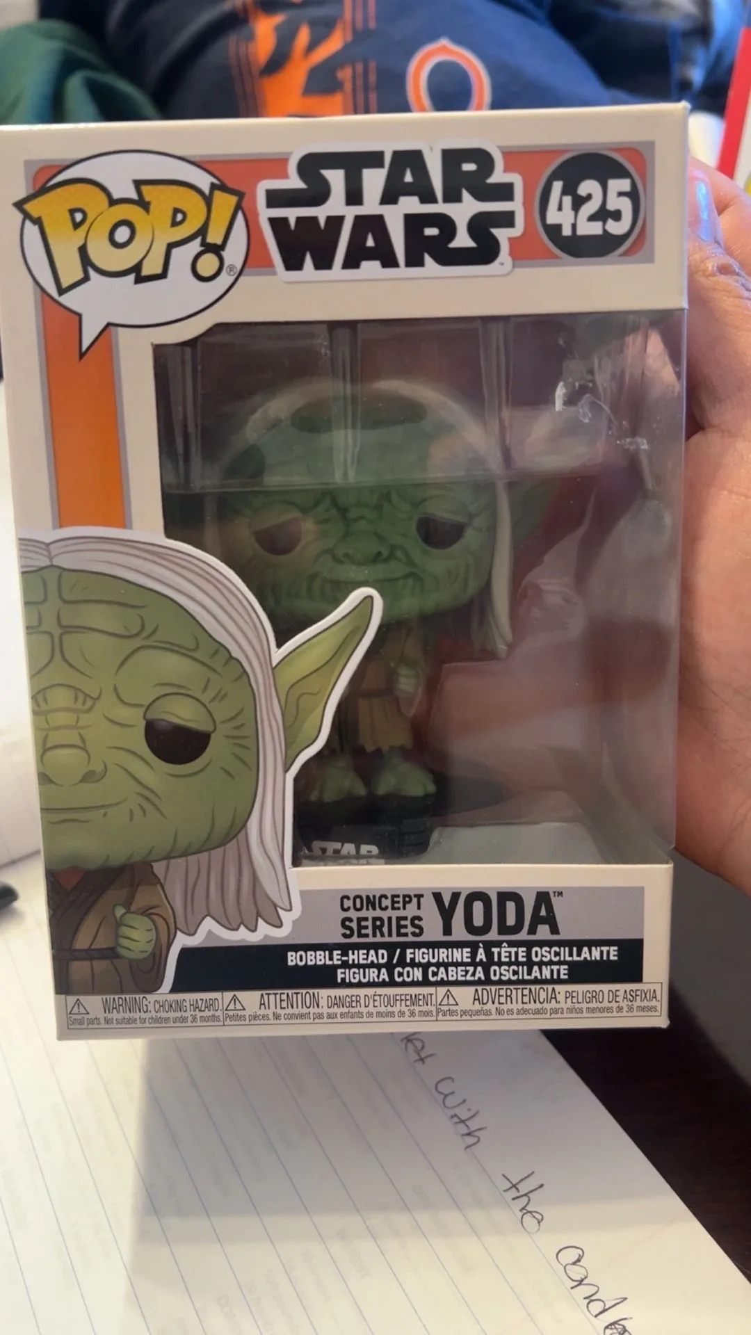 Funko pop Star Wars concept series yoda