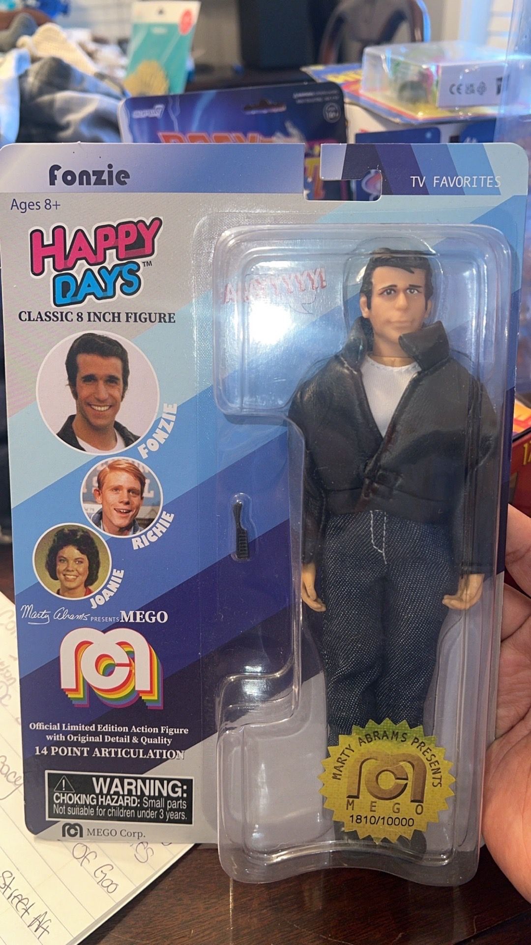 Happy Days Fonzie Classic 8 Inch Figure
