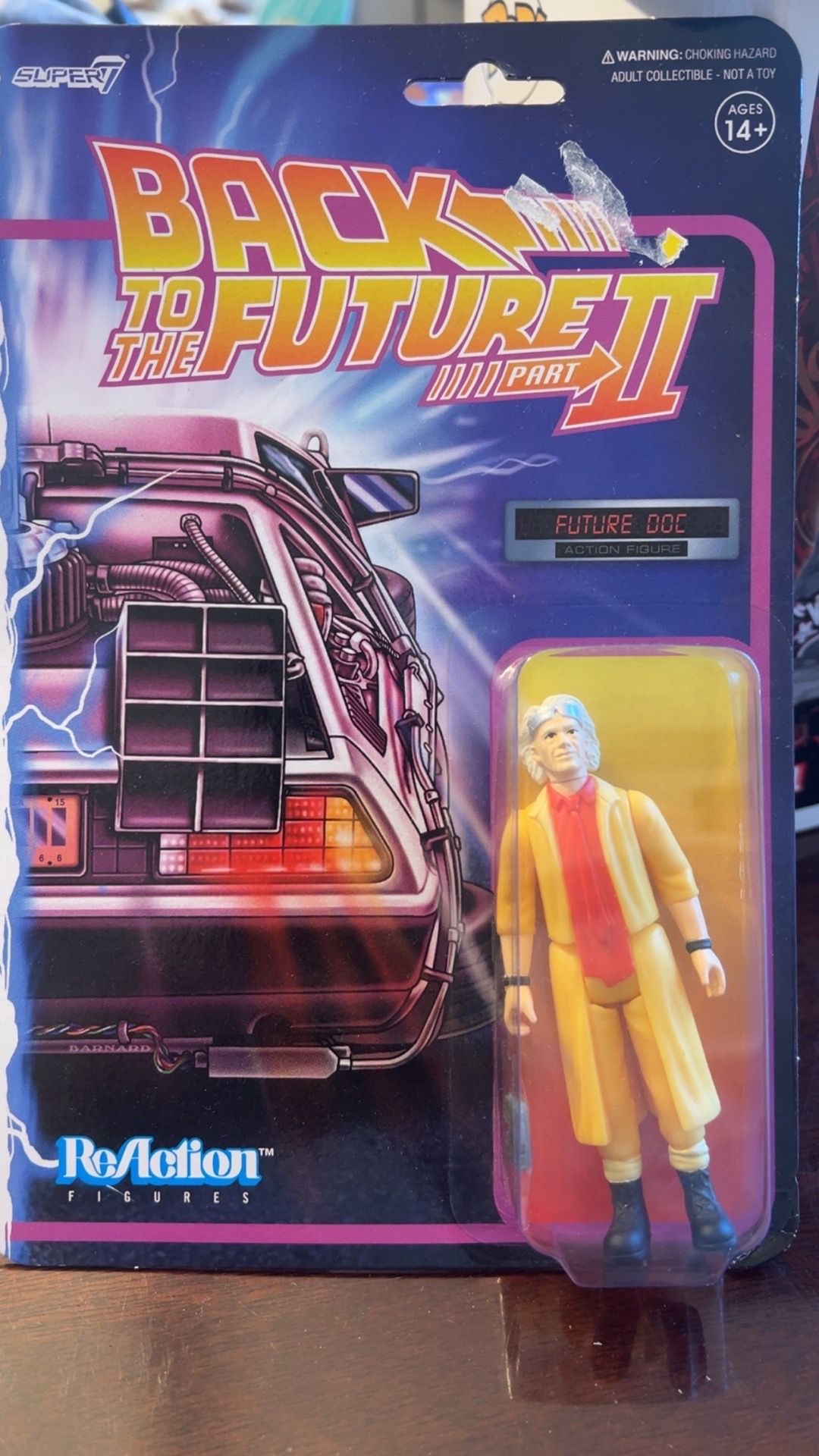 Back to the future 2 Doc Brown Reaction figure