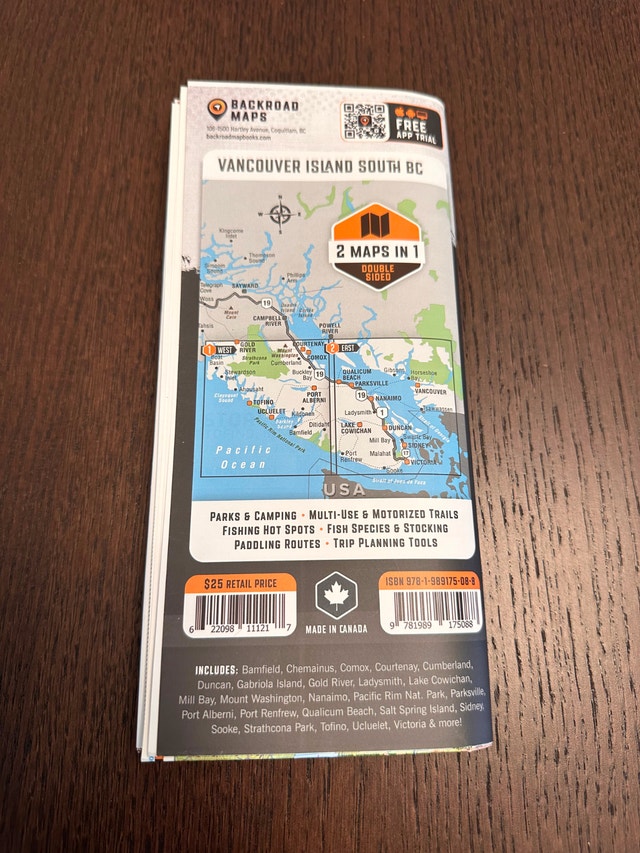 Backroad Mapbooks Vancouver Island South BC - photo 2