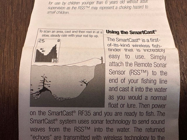 Humminbird SmartCast RF35 Fishfinder Watch - photo 4