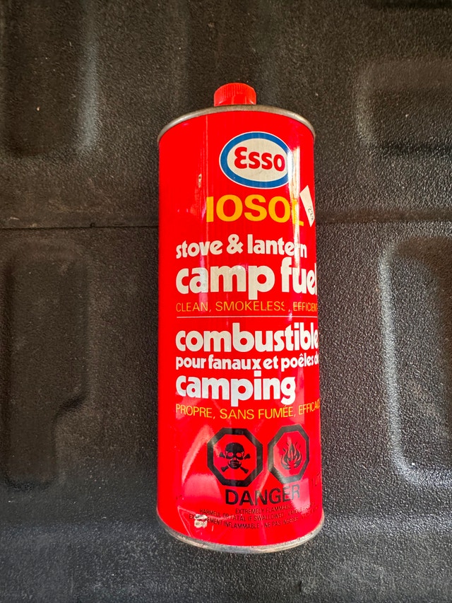 Vintage Esso iosol 1L Camping Fuel Can