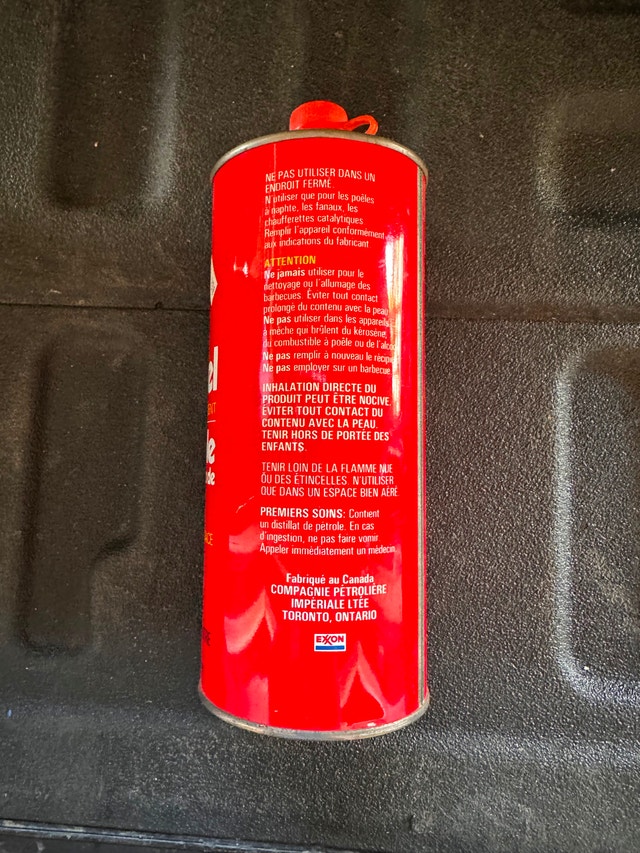Vintage Esso iosol 1L Camping Fuel Can - photo 2