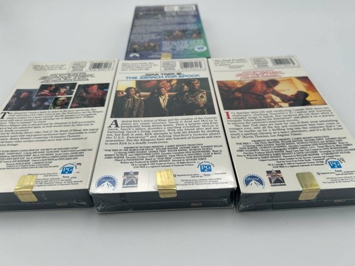 Star Trek VHS Lot 4 Factory Sealed III V VI Generations - photo 2