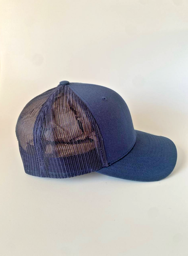 Komatsu Yupoong The Classics Snapback Trucker Hat Navy Blue - photo 2