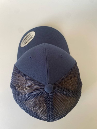 Komatsu Yupoong The Classics Snapback Trucker Hat Navy Blue - photo 4