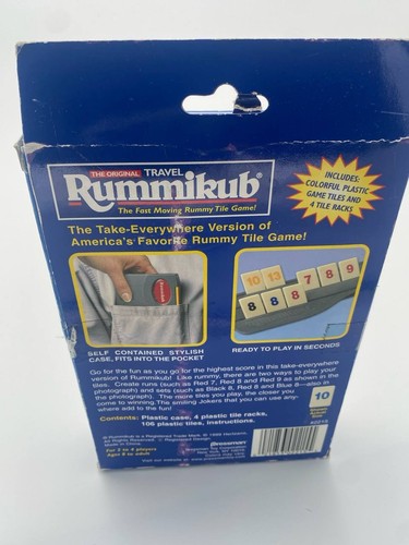 Pressman Travel Rummikub Complete Pocket Tile Game - photo 3