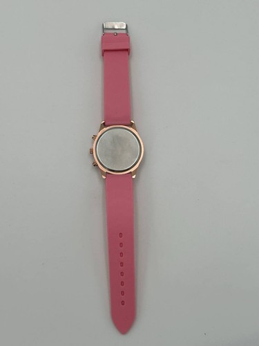 Geneva Pink Quartz Women's Watch Silicone Band Analog - photo 3