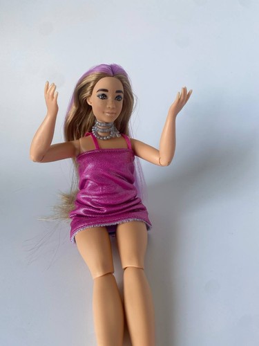 Barbie Party Unboxed Glam Party Pink Sparkle Doll JFY67 - photo 4