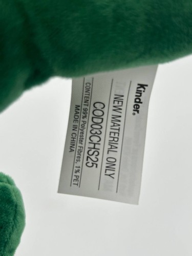 Kinder Plush Green Dragon Orange Wings Stuffed Toy - photo 3
