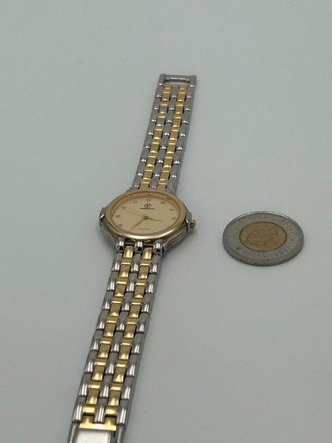 Pomar Two Tone Women's Quartz Watch Crystal Hour Markers - photo 2