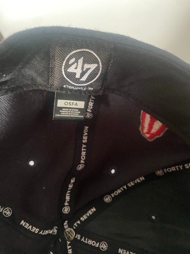 Boston Red Sox 47 Brand Snapback Hat Black Red MLB - photo 4