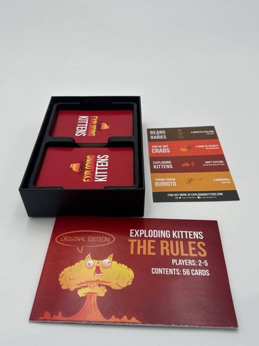 Exploding Kittens Original Edition Card Game Complete - photo 3