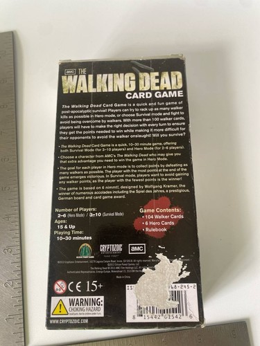 The Walking Dead Card Game Cryptozoic AMC 2013 Complete - photo 2