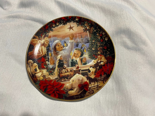 Bradford Exchange 1997 A Christmas Wish Plate by Jennifer Welty