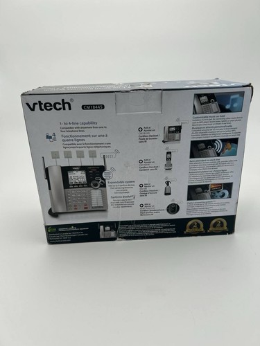 VTech CM18445 4-Line Small Business Phone System Main Console - photo 5